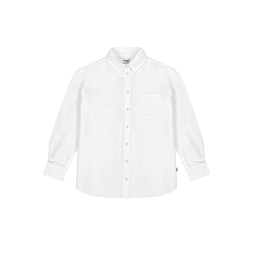 T-shirt Wrangler femme en coton t-shirt basique col rond blanc