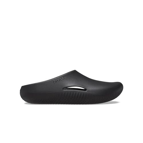Crocs Tamanco unissex para adultos, Preto, 40
