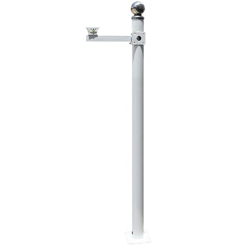 Support de moniteur résistant et fixation au sol pour caméra de sécurité extérieure robuste