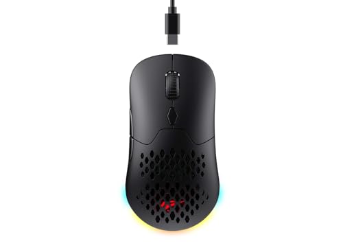 Havit Mouse Gamer Tri-Mode MS963WB Sem Fio e Com Fio, USB, Bluetooth, Wireless 2.4GHz, Tampa Removível, RGB, 7 Botões, 800-1600-2400-3200-4800-8000 DPI