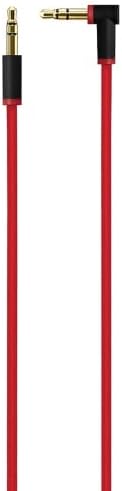 SPARKED Beats Aux Cable Headphone Wire 3.5mm Audio Jack for Beats by Dr Dre Studio 3 2 1 Pro Headphones, Solo 4 3 2 1 HD Earphones, Wireless, Pro Monster Pill Plus + UK Replacement Lead (1.4m) - Red