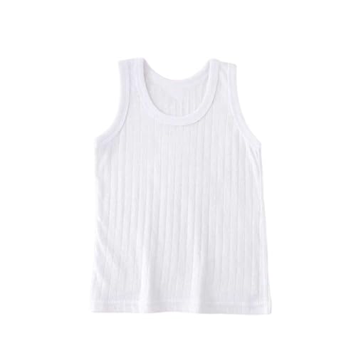 Boys Girls Cotton Tank Tops Kids Summer Sleeveless Undershirts