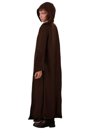 Disfraz Jedi Star Wars para niños con capa marrón y capucha miniatura 4