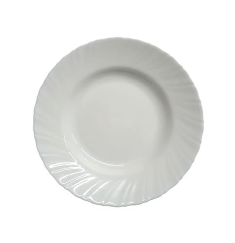 Set 6 Piatti Fondi colore Bianco extra resistente Diametro 23 cm