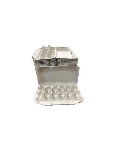 Paper Pulp Egg Cartons For 18 Eggs or Use for Crafting, Parts Storage, Easter (6)