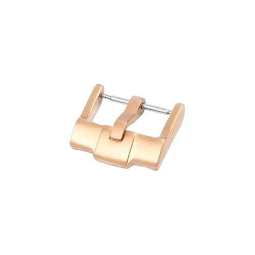 Fermoir en acier inoxydable or rose pour personnaliser votre montre au quotidien en 20mm