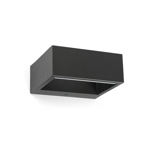 Applique gris foncé Faro Barcelona 74450 étanche et résistante