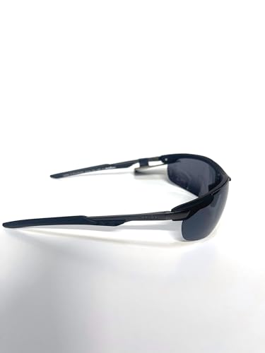 Foster grant Ironman Polarized wrap sports Sunglasses Starter black gunmetal color with grey lenses. 100% UV protection.3