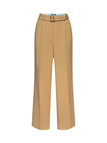 ESPRIT Collection Damen 013eo1b303 Hose, Khaki Beige, 36