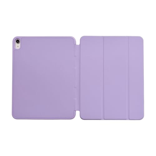 Étui iPad Air 13 M2 antichoc résolvant les risques de casse en cuir violet