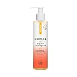 Derma E Acne Deep Pore Cleansing Wash – Blemish Control Facial Cleanser with Salicylic Acid - Gentle Oil Control Face Wash Soothes and Balances Skin, 6 fl oz