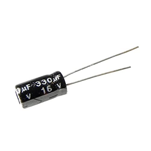 Image of 330uF 16V Electrolytic Capacitor (pack of 10)