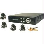 Système DVR caché SLM409 et 4 caméras miniatures pour sécuriser la maison