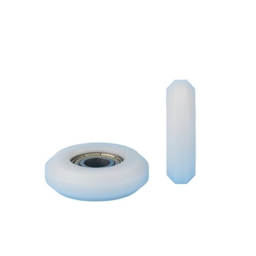 Roue en plastique nylon 6x26x7,5 mm pour réparer une porte coulissante