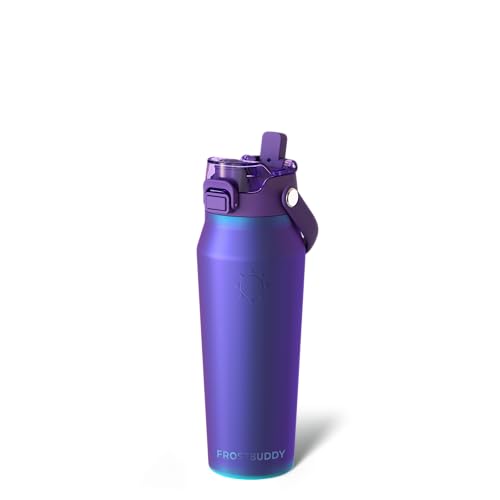 Frost Buddy 24oz Insulated Water Bottle with Straw & Chug ...