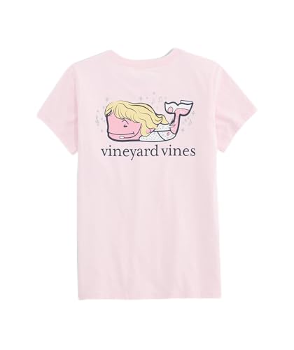 vineyard vines Girls' Pop Star Whale Short-Sleeve Pocket Tee, Pink Drink, 3T
