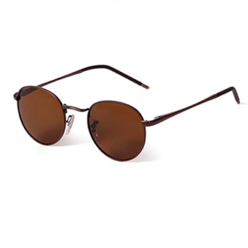 Lunettes de soleil ovales avec monture légère en alliage résistant