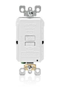 Leviton 001-Gfrbf-00i 20 Amp Ivory Smartlockpro Self-Test Gfci