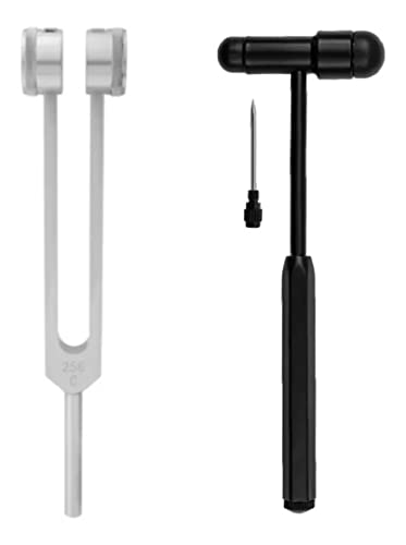 Kit Diapasão 256 Hz + Martelo Neuro Buck (Preto)