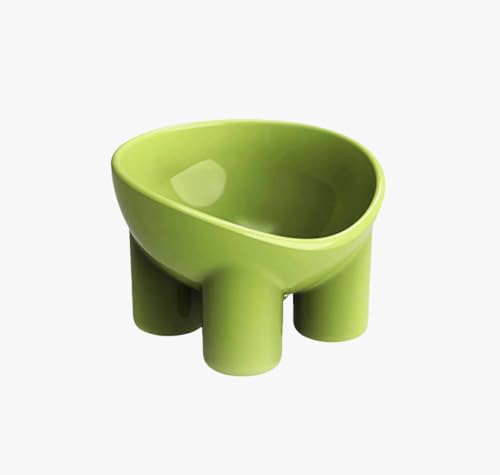 pawsdia-Elephant-Leg Elevated Pet Feeding Bowl – Ergonomic Neck Protection Feeder for Cats & Small Dogs, Reduces Eating Strain, Comfortable for All Ages