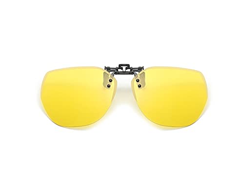 Clip Lunettes de Soleil Polarisées Unisexe Clip on Lunettes Embout polarisant pour porteurs de lunettes UV400 Conduite,pêche Eyewear Cover