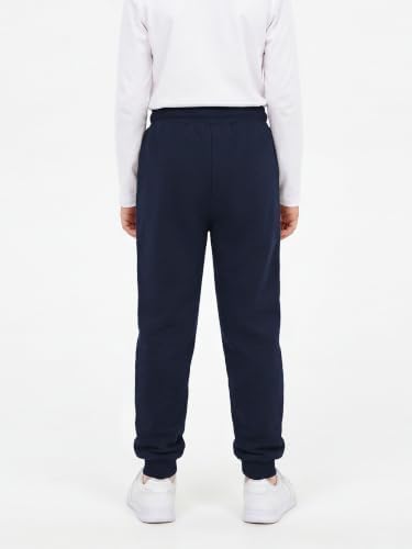 Cooraby 5 Pack Boys Fleece Lined Sweatpants Athletic Soft Youth Joggers Comfy Active Kids Sweat Pants with Drawstring - 5
