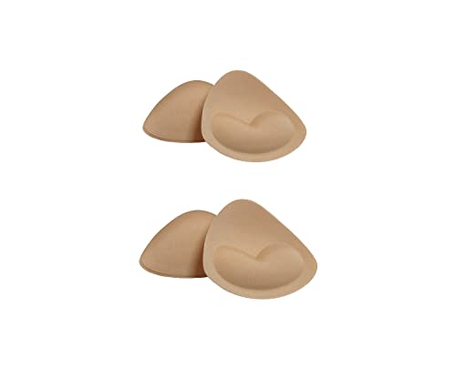Sodacoda 2 pares de almofadas para sutiã de espuma para coser e inserir (triângulo), Triangle., M