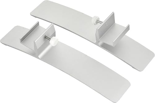 VIESTA 2er Pack Standfüße für Infrarotheizung passend für F- & CF-Serie und viele Heizpaneele anderer Hersteller mit Rahmen bis 22 mm nicht für rahmenlose Modelle Aluminium Zubehör
