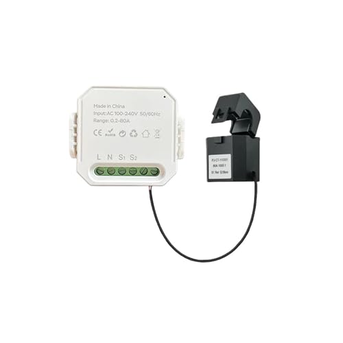 Energy Meter 80A 1/2 Channel with clamp Solar Output and Input Power AC100V/240V(1CT)