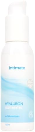 Intimate Hyaluron Gleitgel - für Frauen Gleitmittel auf Wasserbasis bei Scheidentrockenheit & Wechseljahre Lubricant for Women trockene Haut 100 ml