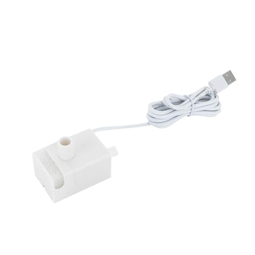 Fuente de agua para gato, blanca miniatura 5