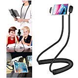 Cellet Lazy Neck Tablet & Smart Phone Holder Mount, Goose Neck Phone Holder Compatible with Apple iPhones, Samsung Galaxy Smartphones, Google Pixel, iPad Mini, Watch YouTube, Netflix