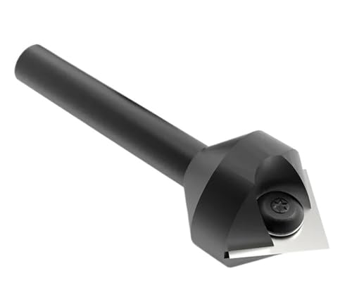 DZEB Industrial Grade 90 Degree V-Shaped Milling Cutter 6.35mm Woodworking Alloy Drill Bit Electric Router Trimming Machine Bit Parts