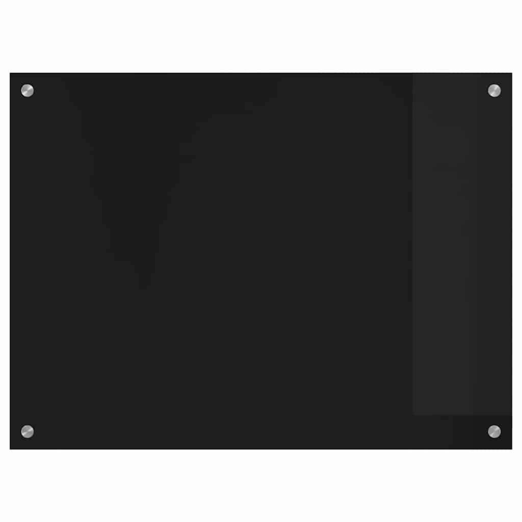 Generisch Küchenrückwand Schwarz 80 x 60 cm Gehärtetes Glas,Heim & Garten,Küche & Esszimmer,Küchenhelfer & -utensilien,42018037