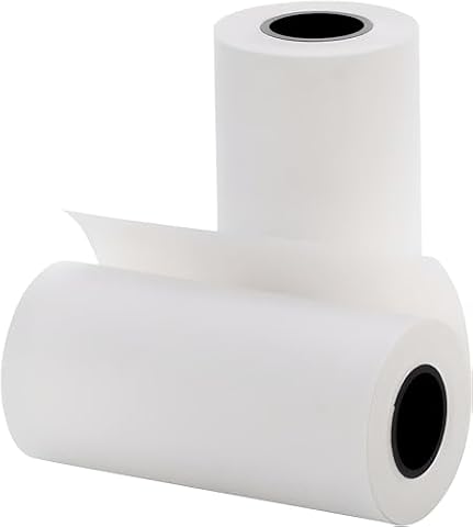Rolki papieru termicznego 57 x 30 mm do kart kredytowych wszystkich urządzeń PDQ (20 rolek), kompatybilne z urządzeniami SumUp, Ingenico, Verifone, Zettle, drukarkami i nie tylko