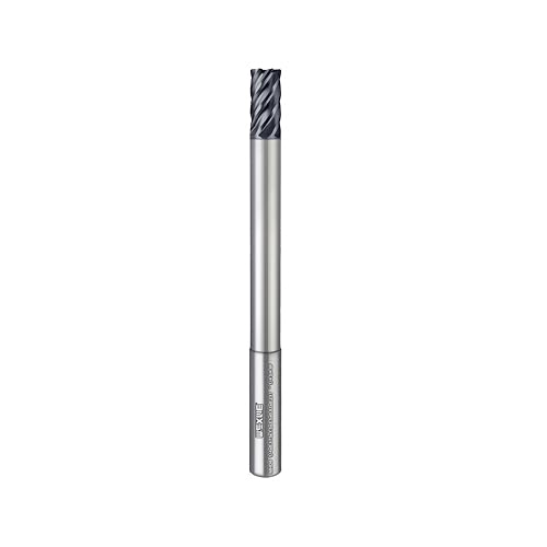 Image of Tools Carbide End Mills,6 Flute Square Milling Cutter,High Helix Angle for High Hardness Steel Finshing Milling Processing - 1 /4 Shank (1 /4-3.5 inch 1PCS)