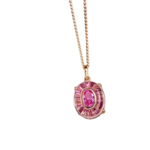Collier argent 925 rubis et citrine pour éviter les allergies et les bijoux ternes