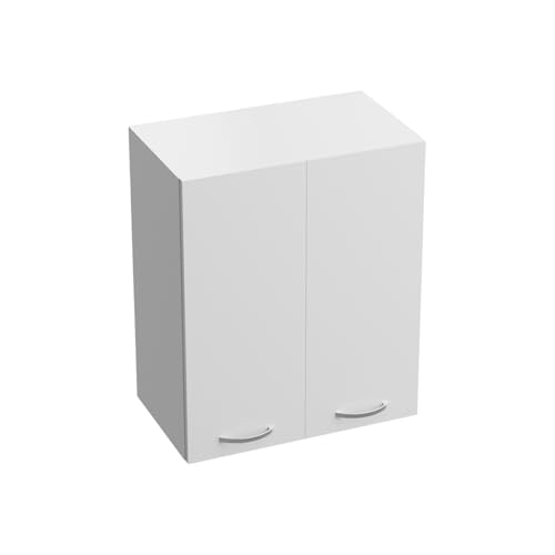 lavita Armadio da bagno Basic Barato, bianco, 500 mobili da bagno, armadietto da bagno, 50 cm di larghezza, 50 cm di larghezza, multiuso, per il bagno, pannello laccato, 50 x 24 x 60 cm