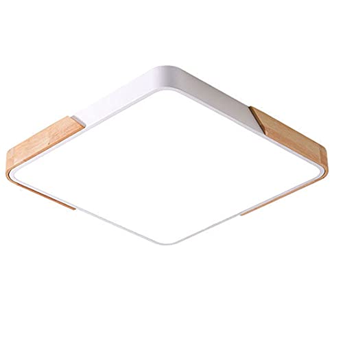 Plafonnier LED moderne Macaron carré dimmable pour une chambre d'enfant