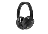 Noise Cancelling Headphones - 2024 Upgraded Wireless Over Ear Bluetooth Headphones Comfort Fit, 100H Playtime, Deep Bass, Active Noise Canceling, Crystal Clear Calls for Travel/Home/Office-Light Black