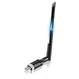 WiFi 無線LAN 子機 Sungale 1300Mbps 無線lanアダプタ USB3.0 WIFIアダプター 5dBi 高速通信 デュアルバンド 2.4Ghz/5Ghz 802.11AC Windows11/10 / 8.1/8/7/ XP/Vista/Mac OS X対応 PC/Desktop/Laptop