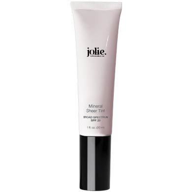 Jolie Mineral Sheer Tint SPF 20 Oil Free - Face Tinted Moisturizer - Hydration - Coverage - Makeup - Mineral Formula - Vegan (Cameo Glow)