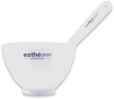 Mixing Bowl & Spatula 2pcs Set for Modeling Rubber Mask – Flexible Silicone Bowl & Smooth Spatula for Facial Mask Mixing – Easy to Clean & Reusable image 2