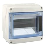  EUR\'OHM Coffret modulaire étanche IP65 - IK07 avec opercules pré-découpées 8 modules - Matériel électrique
