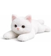Amazon.co.jp: 猫 ぬいぐるみ 大きい 抱き枕 動物 白猫 ネコ ねこ 抱き