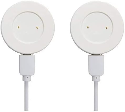 AST USB Töltőkábel Huawei GT/Honor Magic/GT 2 Okosórához - 2db Fehér Hordozható Töltő, 100cm, 9W, Utazáshoz