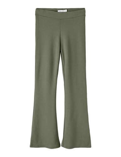 Pantalon en tissu fille vert pour le confort des journées d'école