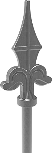 Fenau | Zaunstab | Länge: 1200 mm | Material Ø 12 mm + Spitze | Stahl S235JR, roh| Geländerbau/Zaunbau/Schmiedeeisen/Metallzaun Cover