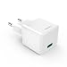 Produktbild Hama Ladegerät, 30 Watt, USB C (Schnellladegerät mit Power Delivery, unterstützt Qualcomm Quick Charge 3.0, USB Ladegerät mit GaN-Technologie, für Handy z.B. iPhone, Tablet, Laptop, Ladeadapter) weiß