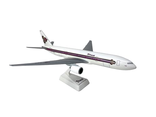 Boeing 777-200 Thai Airways escala 1:200 modelo de pantalla con soporte